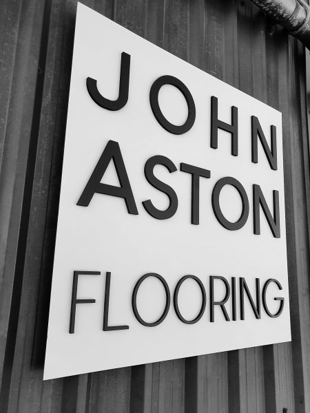 John Aston Flooring - Outside sign